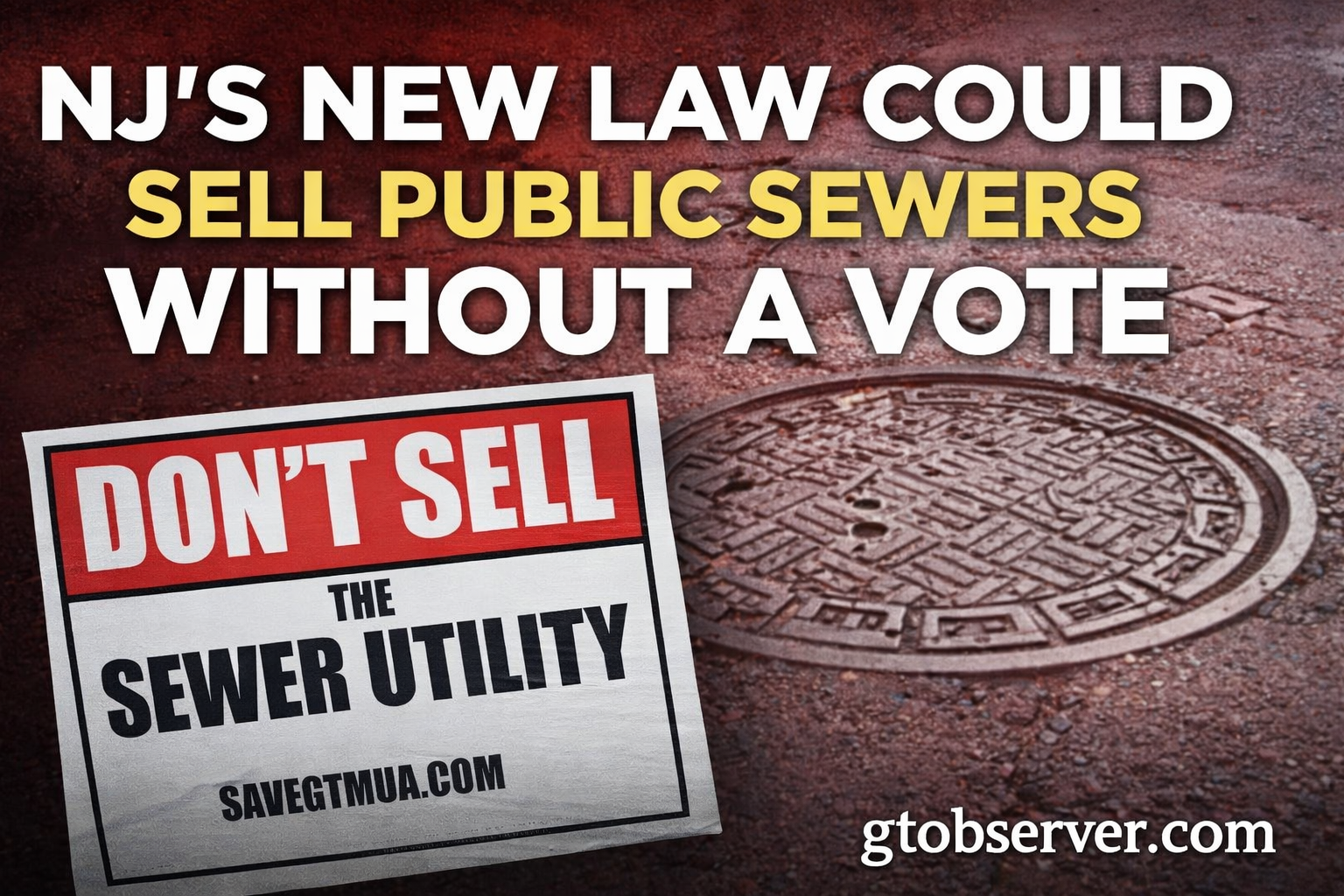 GT Voters Rejected the Sewer Sale. Trenton Just Found a Way Around Them